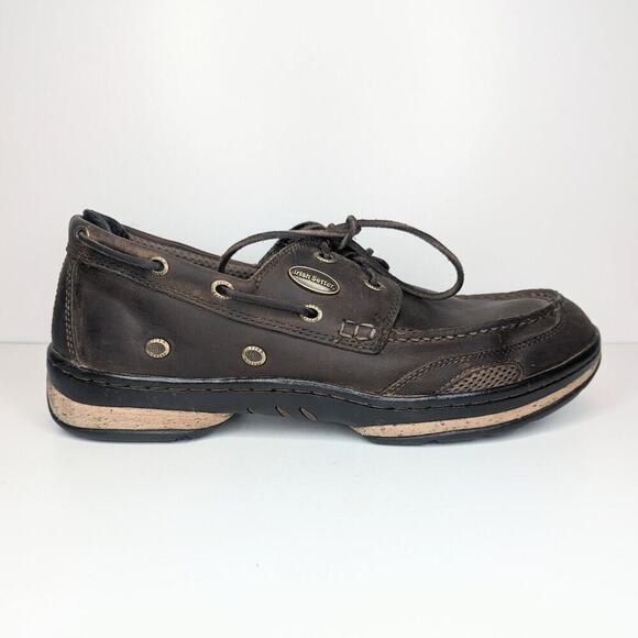 Irish Setter Red Wing Brown leather shoes deck boat oxford lace up size 11.5 - Picture 1 of 9